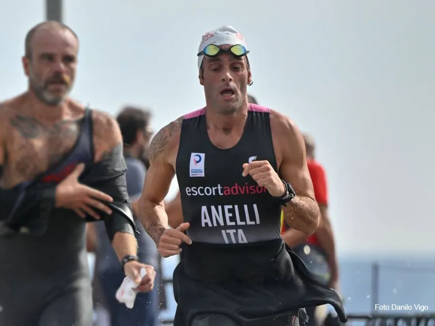 Francesco Anelli, argento di categoria al Savona Triathlon