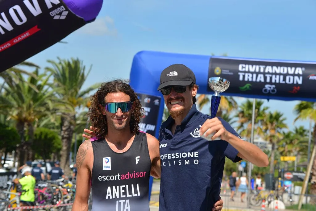 Francesco Anelli, oro da "guida" al Paratriathlon Sprint di Civitanova