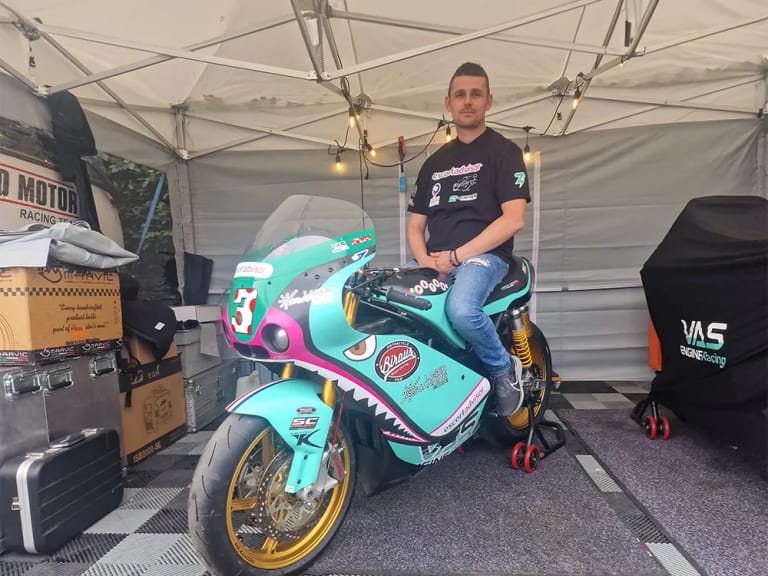 Pierre Yves Bian pronto per la gara 1 della Supertwin