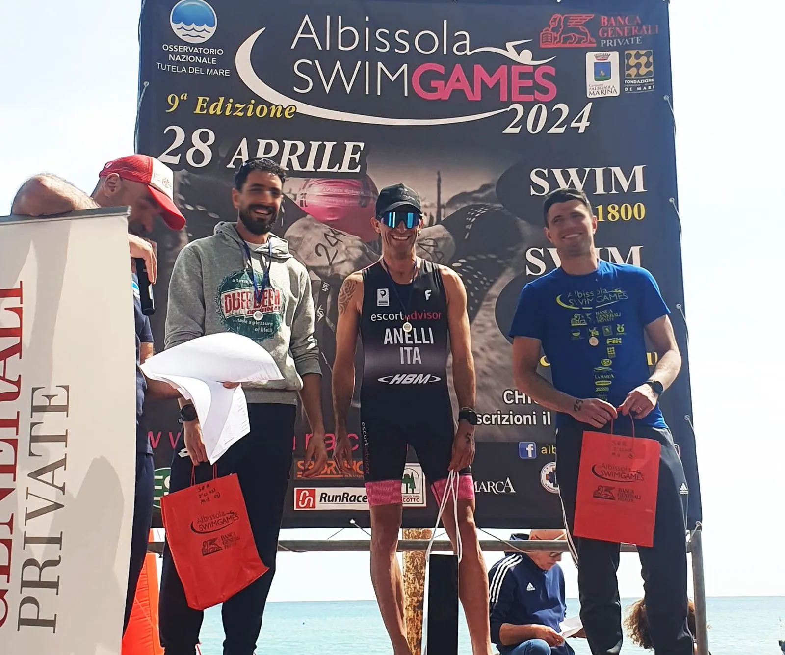 Anelli non delude mai: primo di categoria negli Albissola Swim Games
